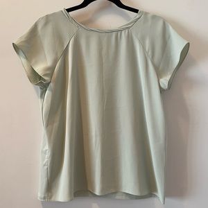 Ann Taylor Mixed Media Blouse